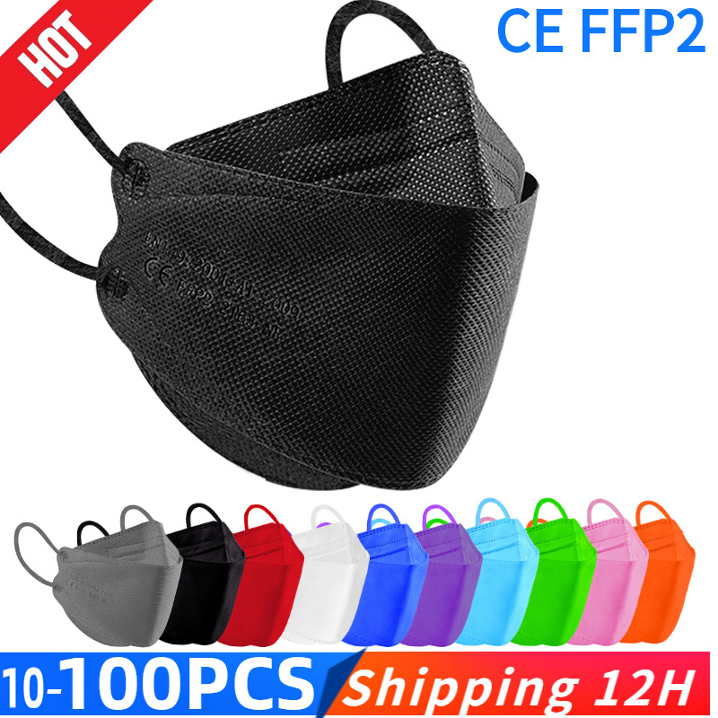 Disposable Surgical Mask - Fischmaske KN95 Mascarillas FPP2 Erwachsene Morandi