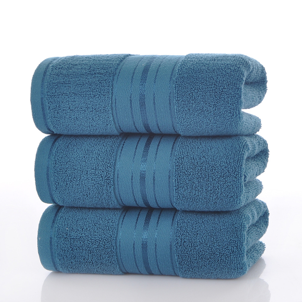 Cloth Face Mask Washable - Blaues Baumwoll-Badehandtuch-Set - 1/2/3 Stück 50x100cm