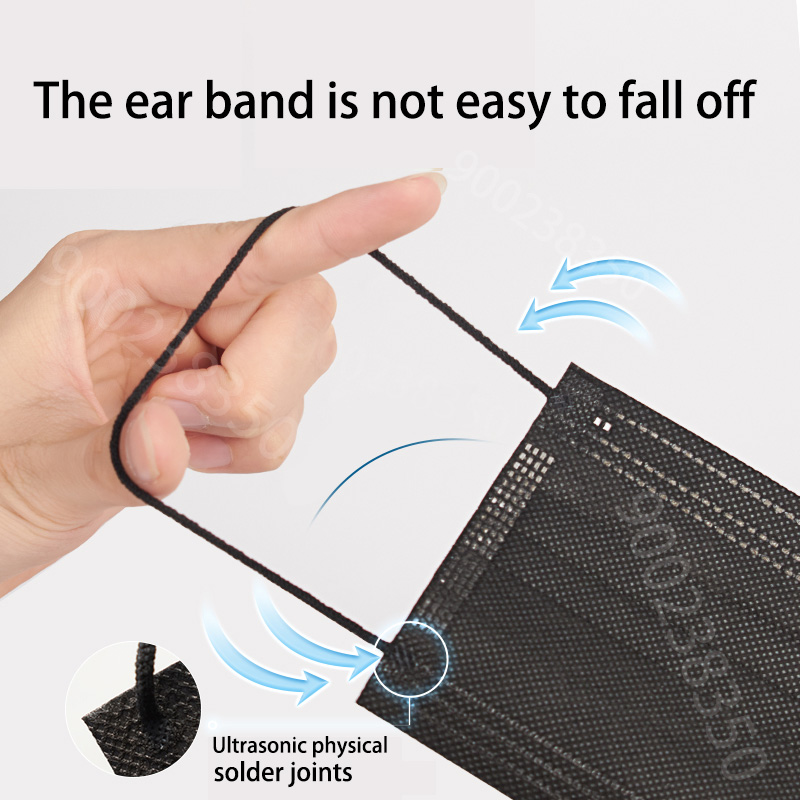 10–500 Stück Erwachsene Maske  – Black Face Mask Pack Bewertung und Preis