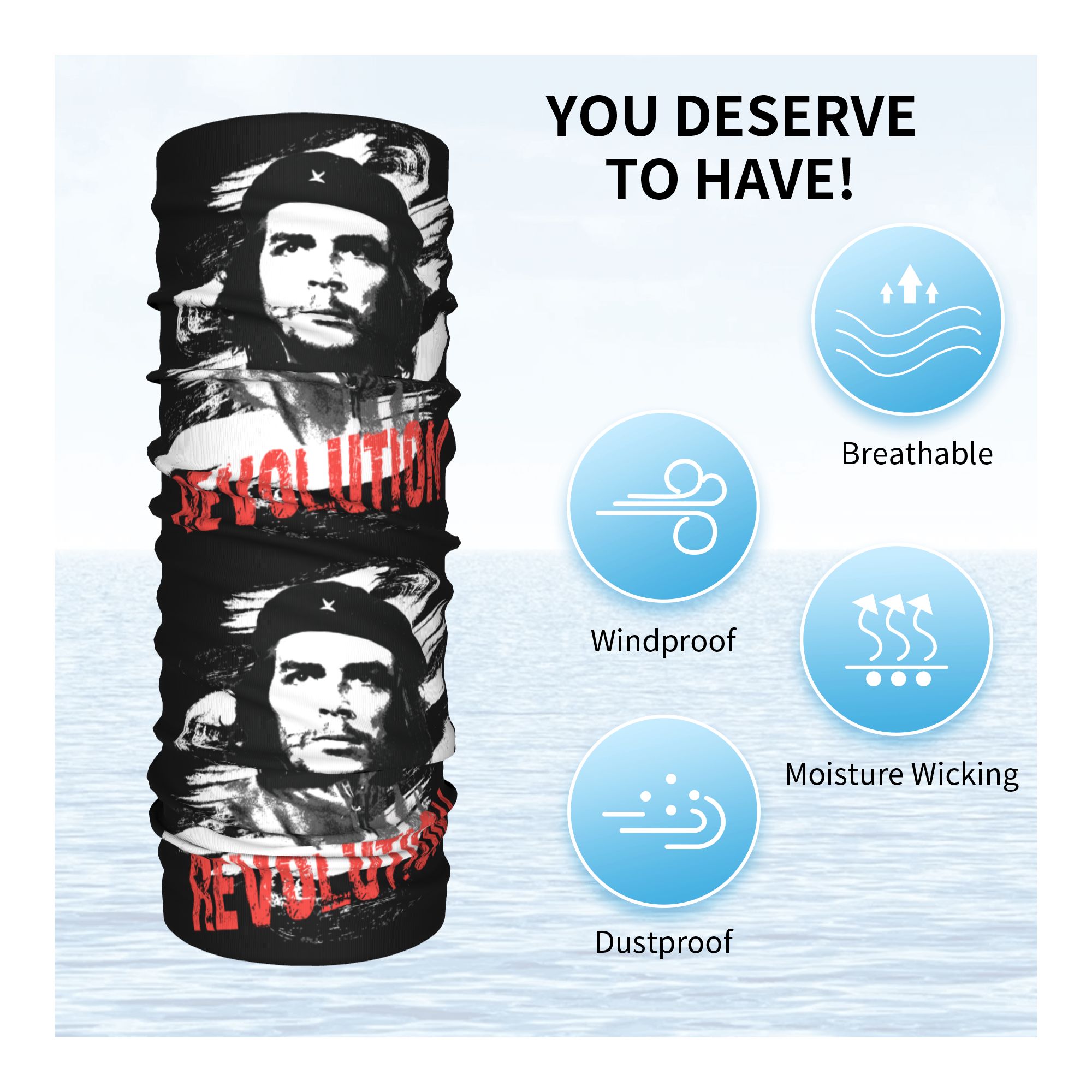 Benutzerdefinierte Che Guevara – Neck Gaiter Face Cover Bewertung und Preis