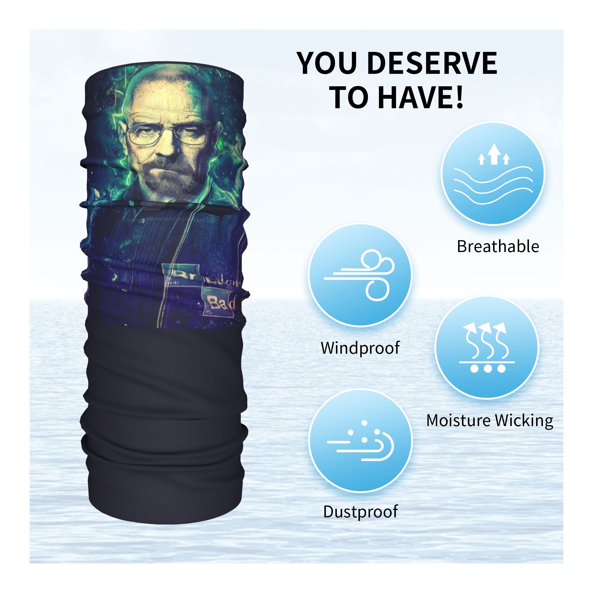 Maßgefertigter Breaking Bad Wa – Neck Gaiter Face Cover Bewertung und Preis